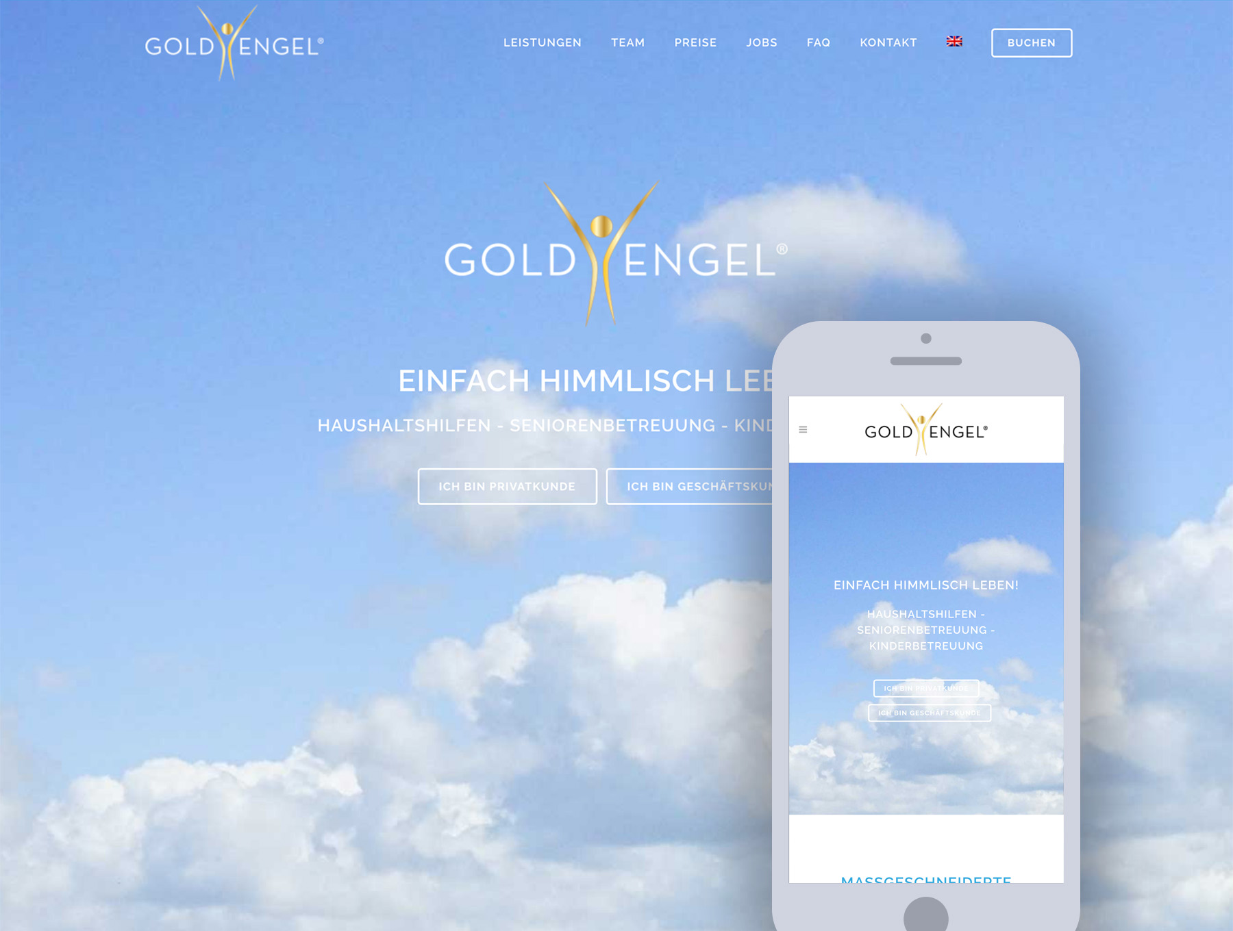 SEO für Goldengel WordPress Webseite