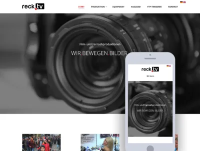 Reck TV WordPress & Logo